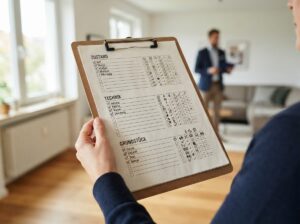 Hausbesichtigung Checkliste